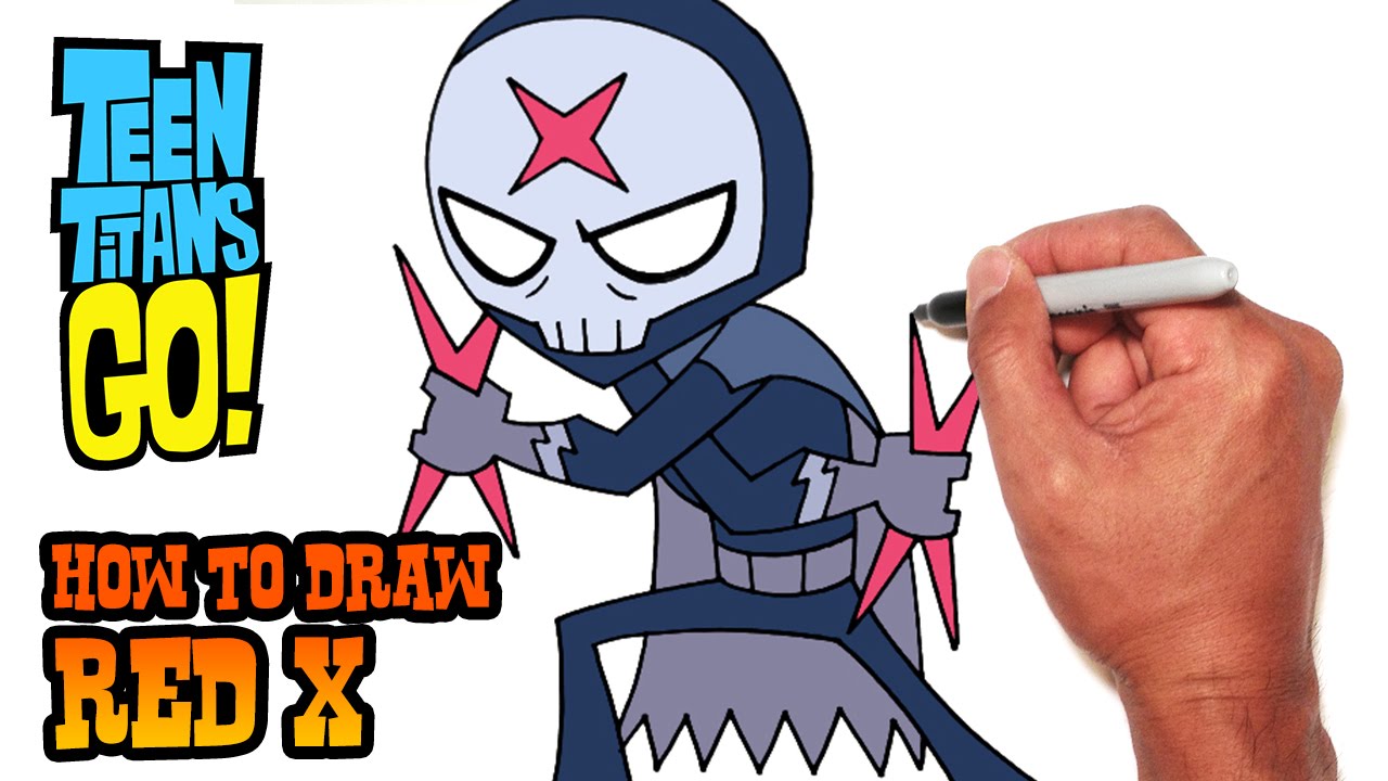 1280x720 How To Draw Red X Teen Titans Go