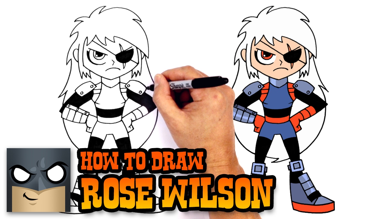 1280x720 How To Draw Rose Wilson Teen Titans Go!