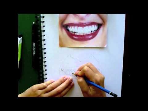 480x360 How To Draw Lips And Teeth Drawing Amp Painting Tools Amp Tips