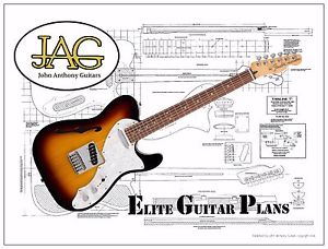 300x228 Luthiers Project Plandrawing For Fender Thinline Telecaster