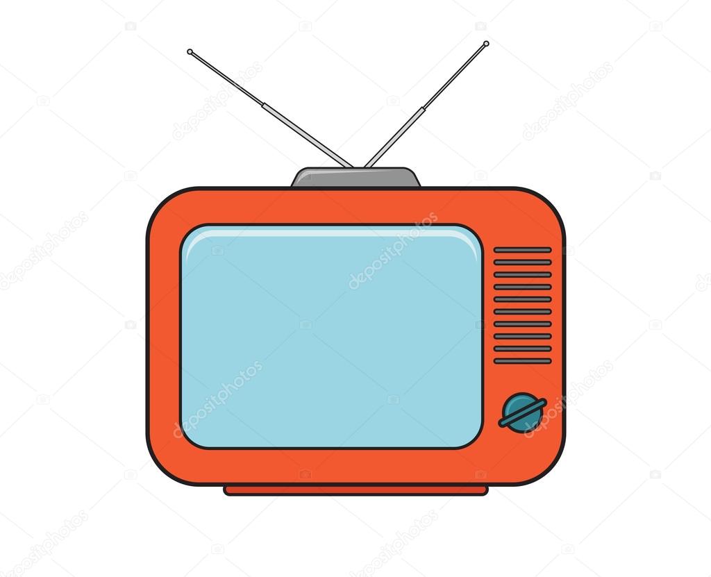 1024x831 Tv Set Drawing In Color 2 Stock Vector Cmeree