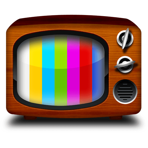 512x512 Television Set Vintage Drawing Transparent Png