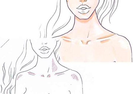 450x318 How To Draw Skin Shadows I Draw Fashion
