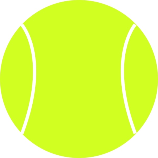 600x600 Tennis Ball Clip Art Free Vector In Open Office Drawing Svg ( Svg