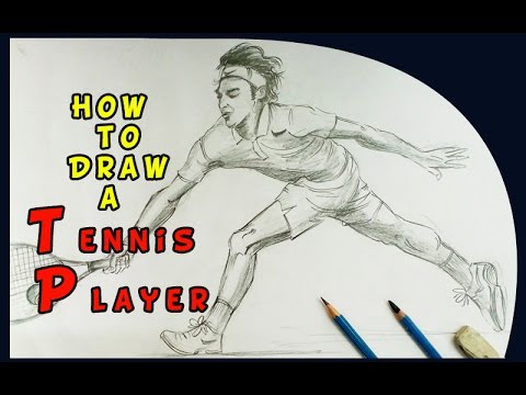 480x360 How To Draw A Tennis Player