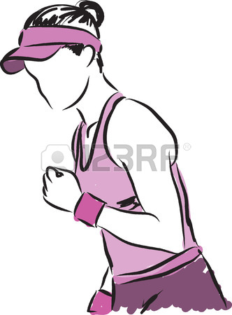 332x450 Tennis Player Closeup Illustration Royalty Free Cliparts, Vectors