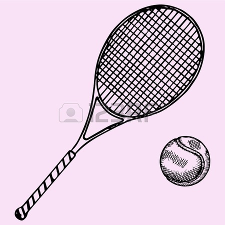 450x450 19,668 Tennis Racket Stock Illustrations, Cliparts And Royalty