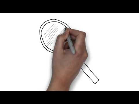 480x360 How To Draw Tennis Racquet