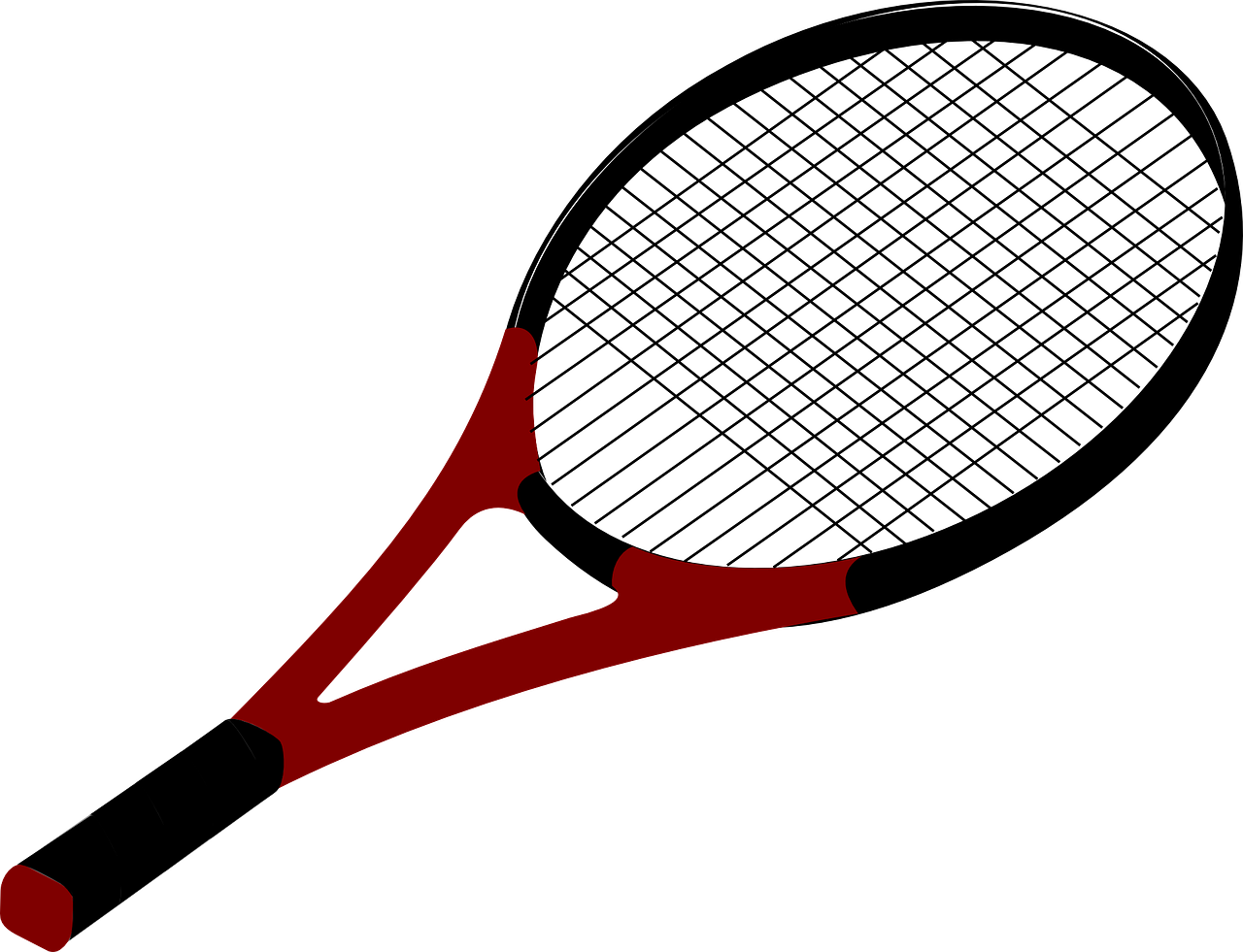 1280x981 Tennis Racket Drawing Isolated Transparent Image Tennis