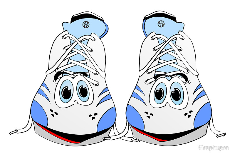 800x534 Tennis Shoe Cartoon Greeting Cards By Graphxpro Redbubble