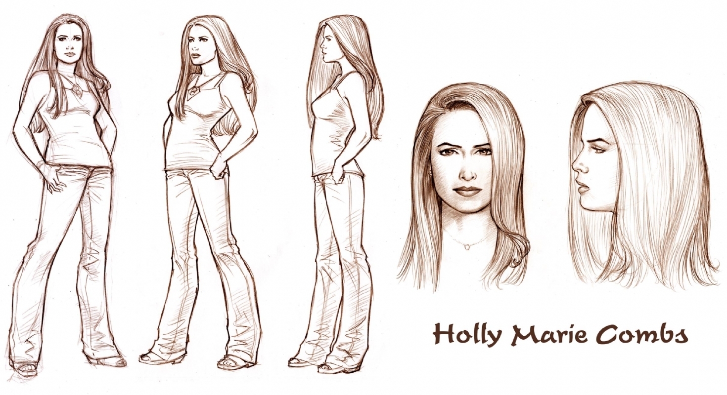 1470x800 Charmed Comics Images Test Drawing Of Holly (Dave Hoover) Hd