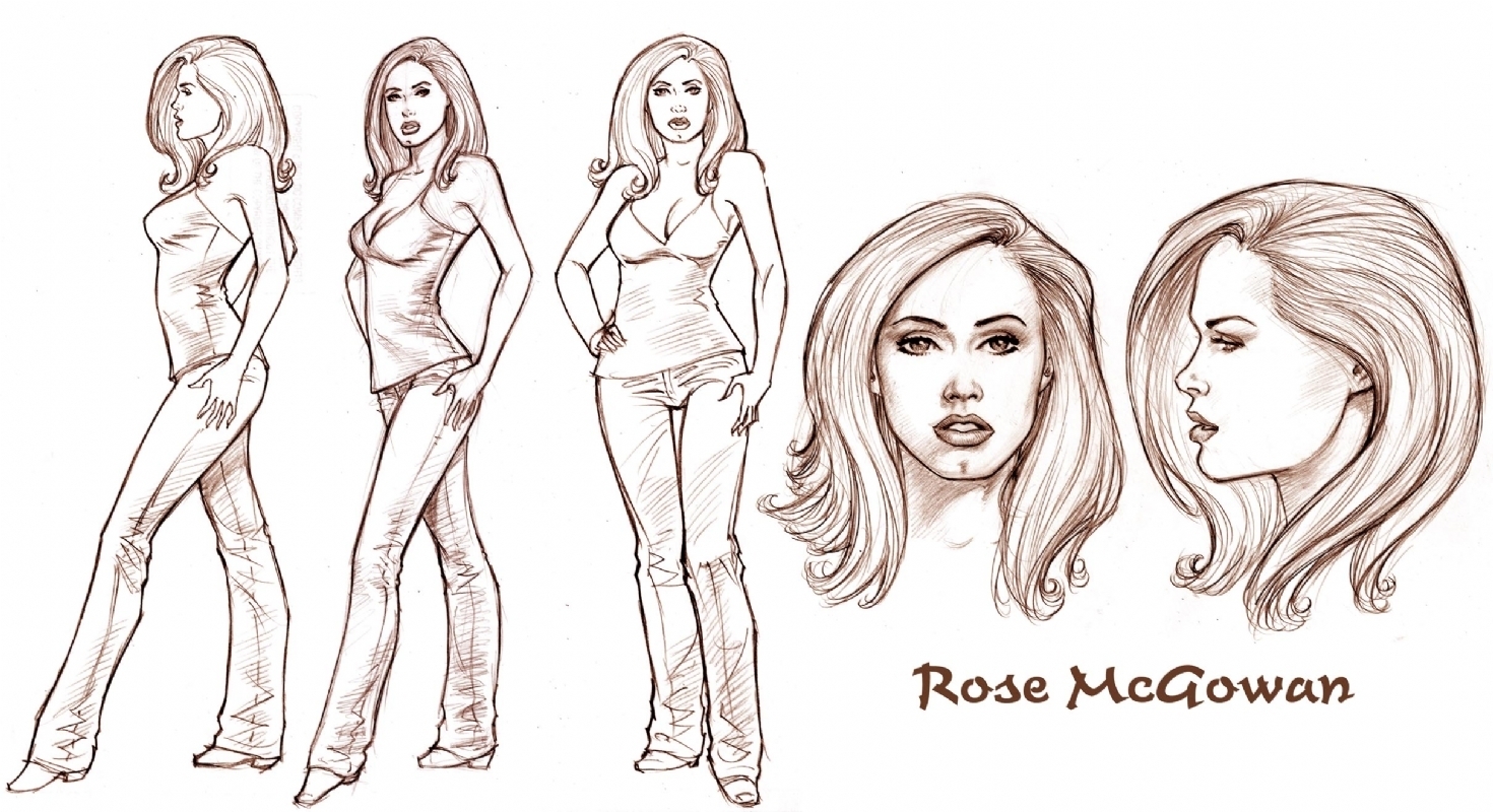 1470x800 Charmed Comics Images Test Drawing Of Rose (Dave Hoover) Hd