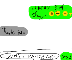 300x250 Happy Birthday Text Message And Emoji