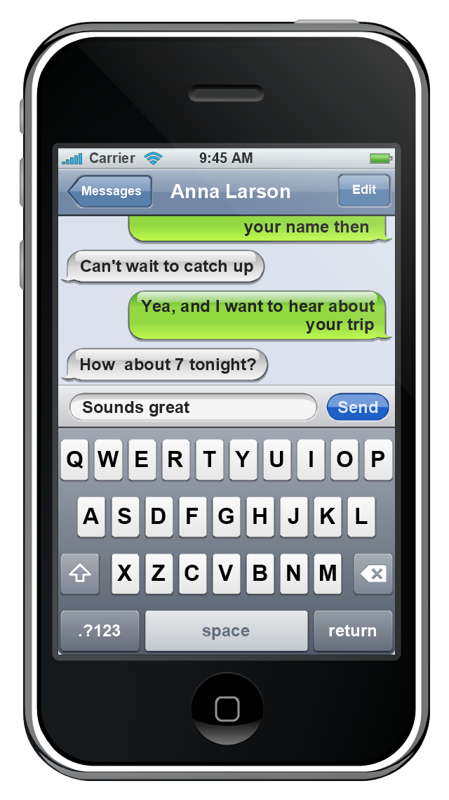640x1139 Iphone User Interface Messages