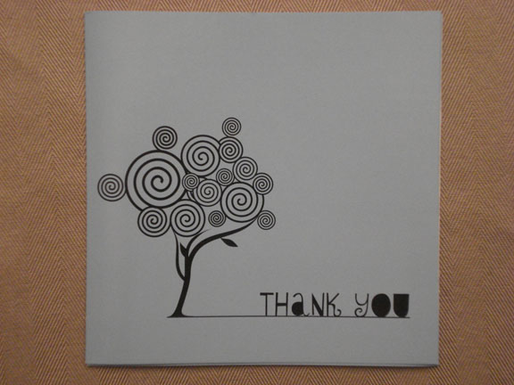 576x432 Extraordinary Tree Making Thank You Cards Majestic Leaves Shape