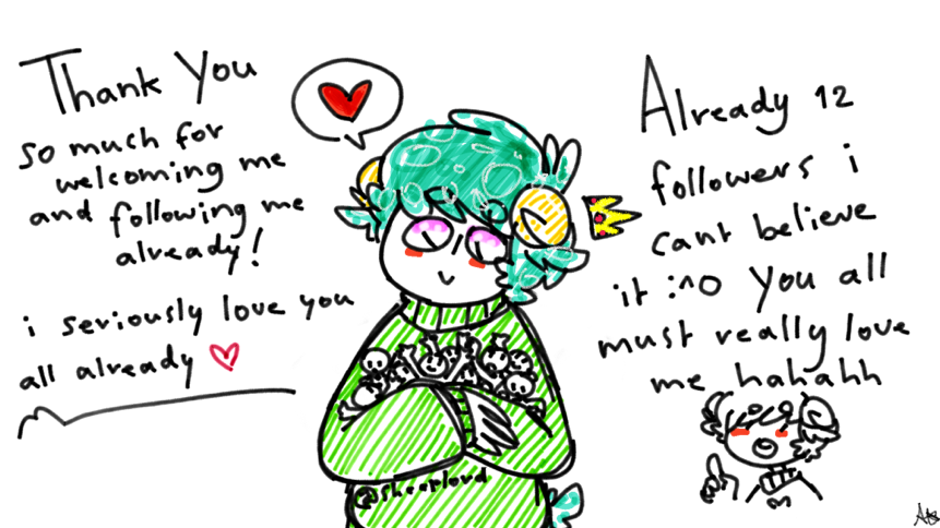 861x484 Everyone Is Just So Kind ^) So I Give You All A Thank You Drawing