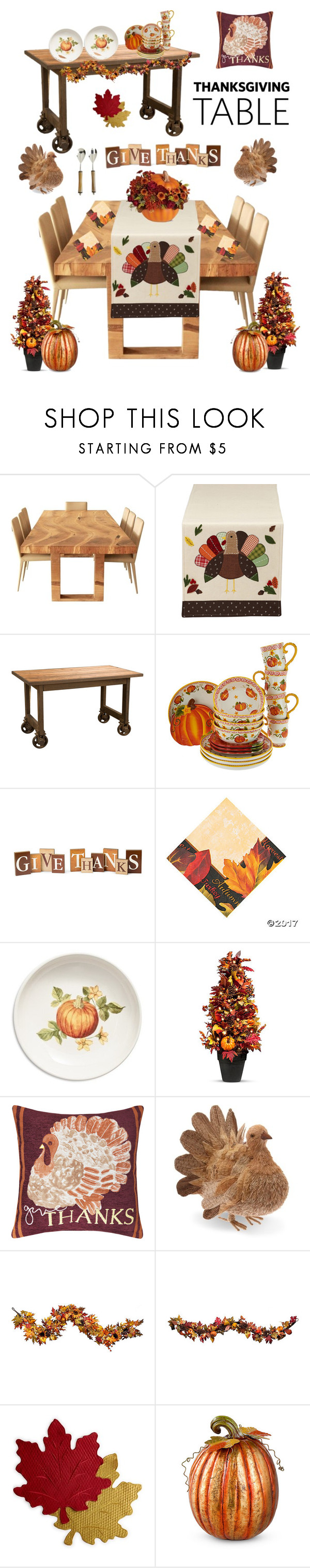 600x3032 Thanksgiving Table By Kotnourka Liked On Polyvore Featuring