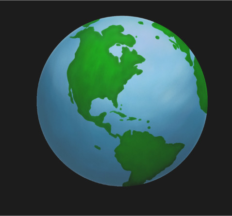 478x446 Earth Drawing (Cartoon Painting)