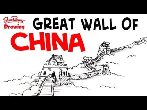 480x360 How To Draw The Great Wall Of China