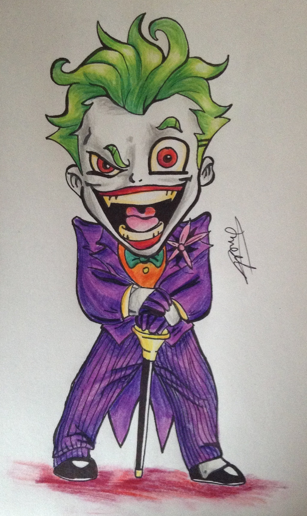 1024x1716 Cartoon Joker Drawing Photos Cartoon Drawing Of The Joker