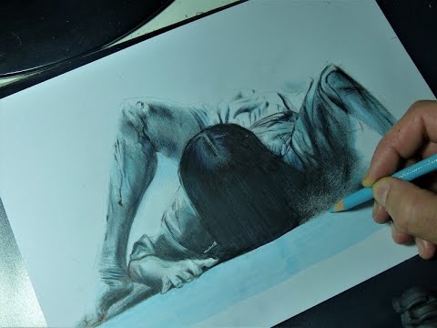 480x360 Scary Samara Morgan Drawing (The Ring)