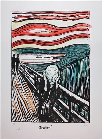 345x470 The Scream Drawing Created In 1895 By Edvard Munch On Artnet
