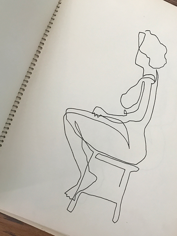 620x825 Single Line Drawings As Therapeutic Exercise Jungalowjungalow