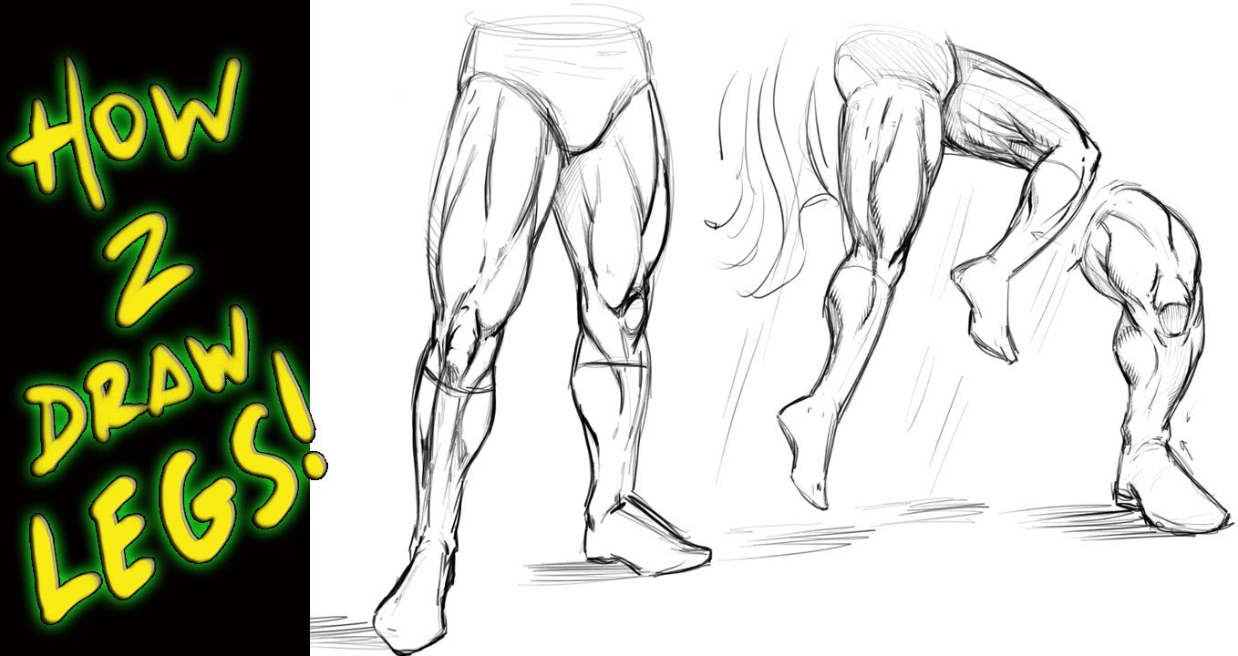 1358x720 How To Draw Legs