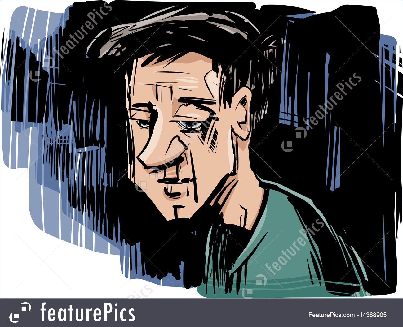 1300x1057 Fine Art Thinking Man Drawing