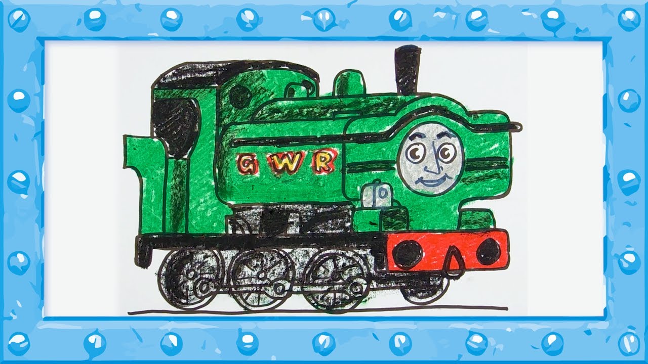 1280x720 How To Draw Duck Engine Thomas Friends Drawing