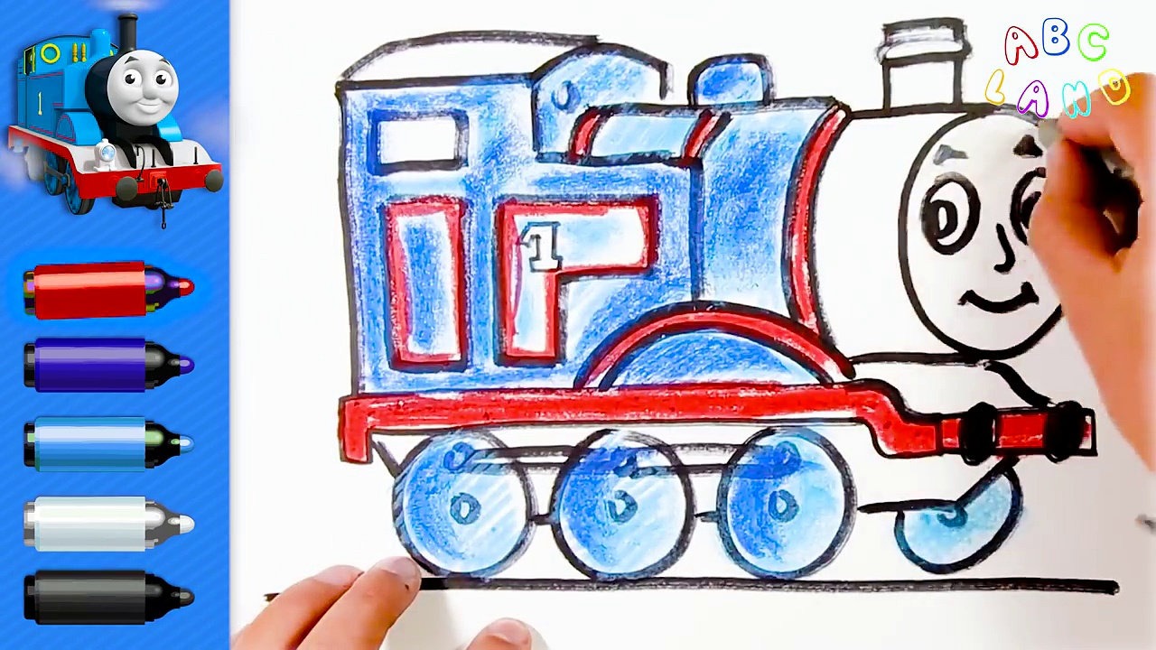 1280x720 Thomas And Friends How To Draw Thomas The Tank Engine
