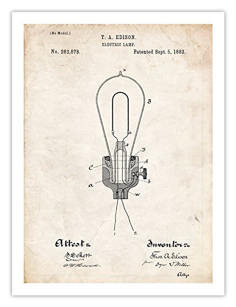 Thomas Edison Light Bulb Drawing at GetDrawings | Free download