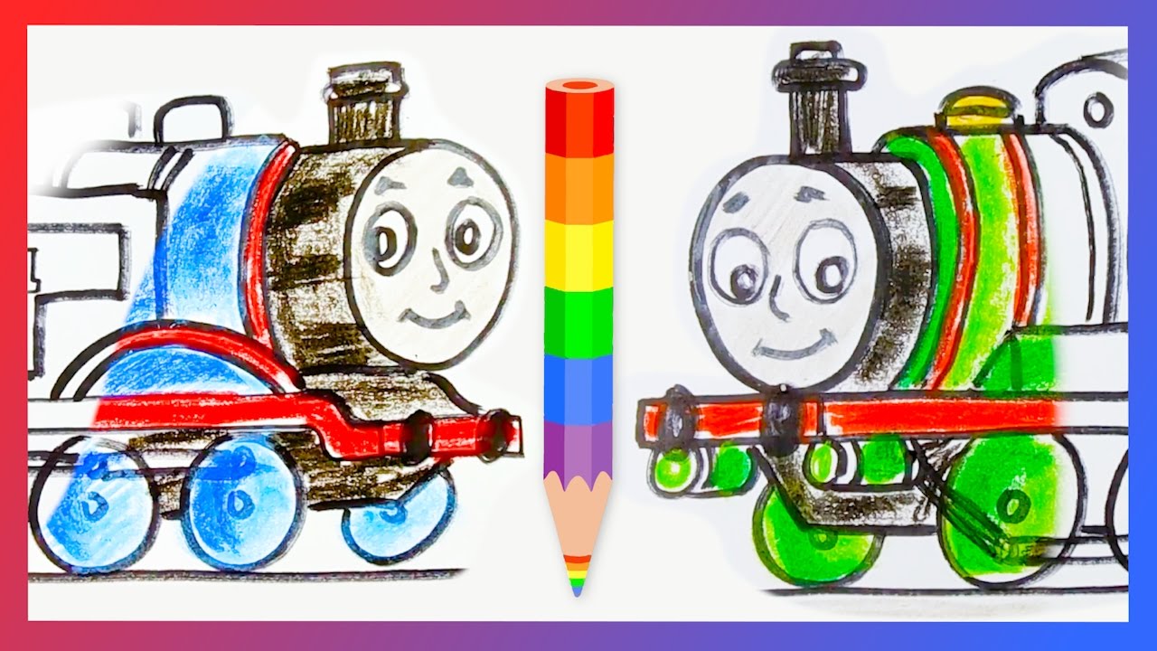 1280x720 How To Draw Thomas The Tank Engine And Percy The Small Engine