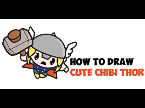480x360 How To Draw Cute Chibi Thor Chibi Easy Kawaii Cartoon Drawing