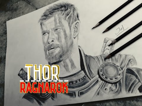 480x360 Draw Thor Ragnarok 2017