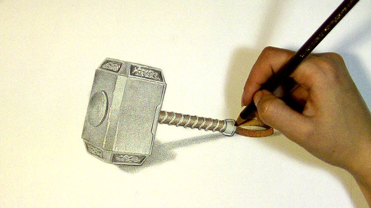 1280x720 Thor's Hammer Drawing