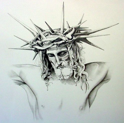 494x490 Image Result For Crown Of Thorns Creepy Jesus