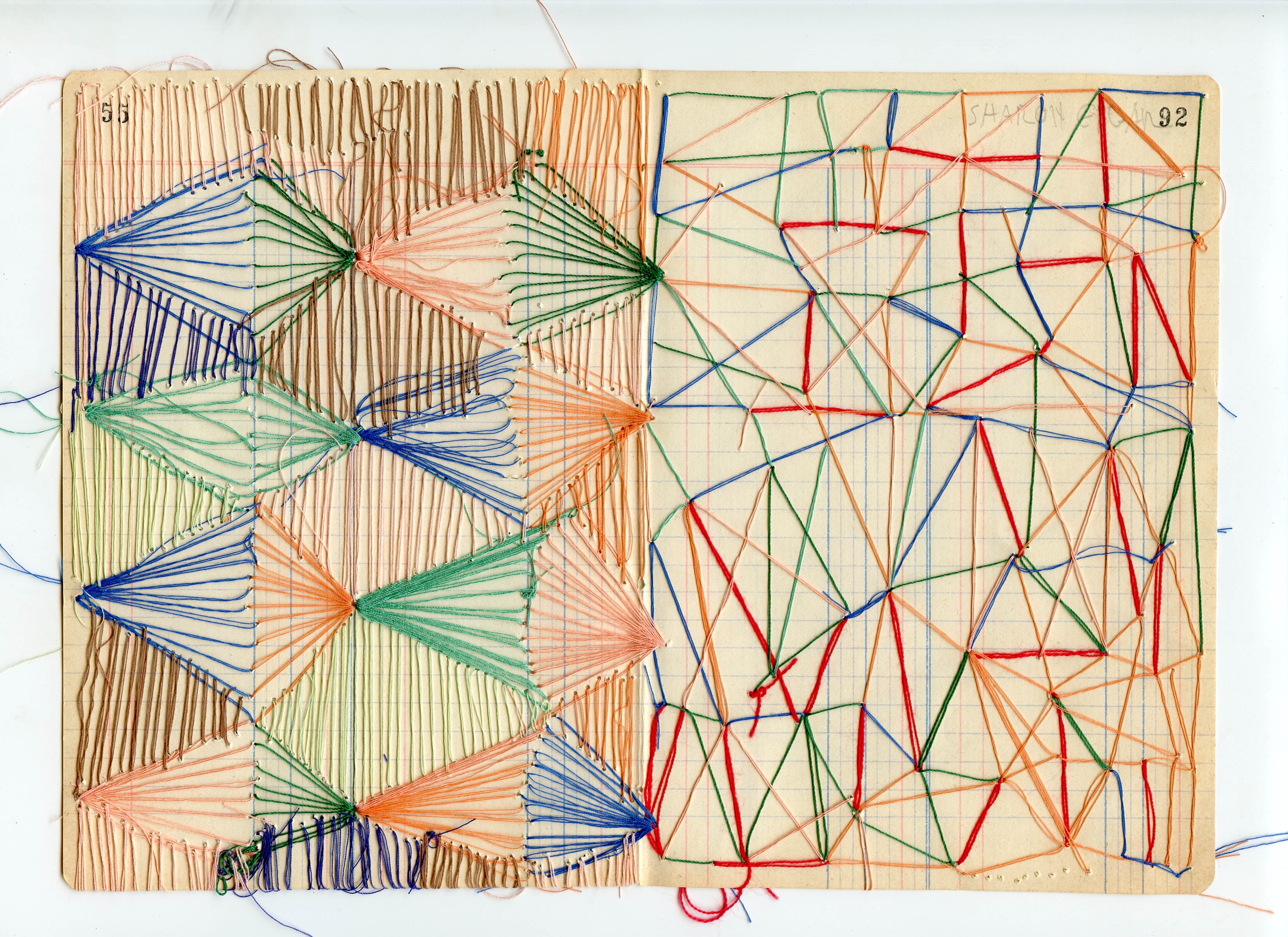 3496x2543 Untitled Thread Drawing By Sharon Etgar On Artnet