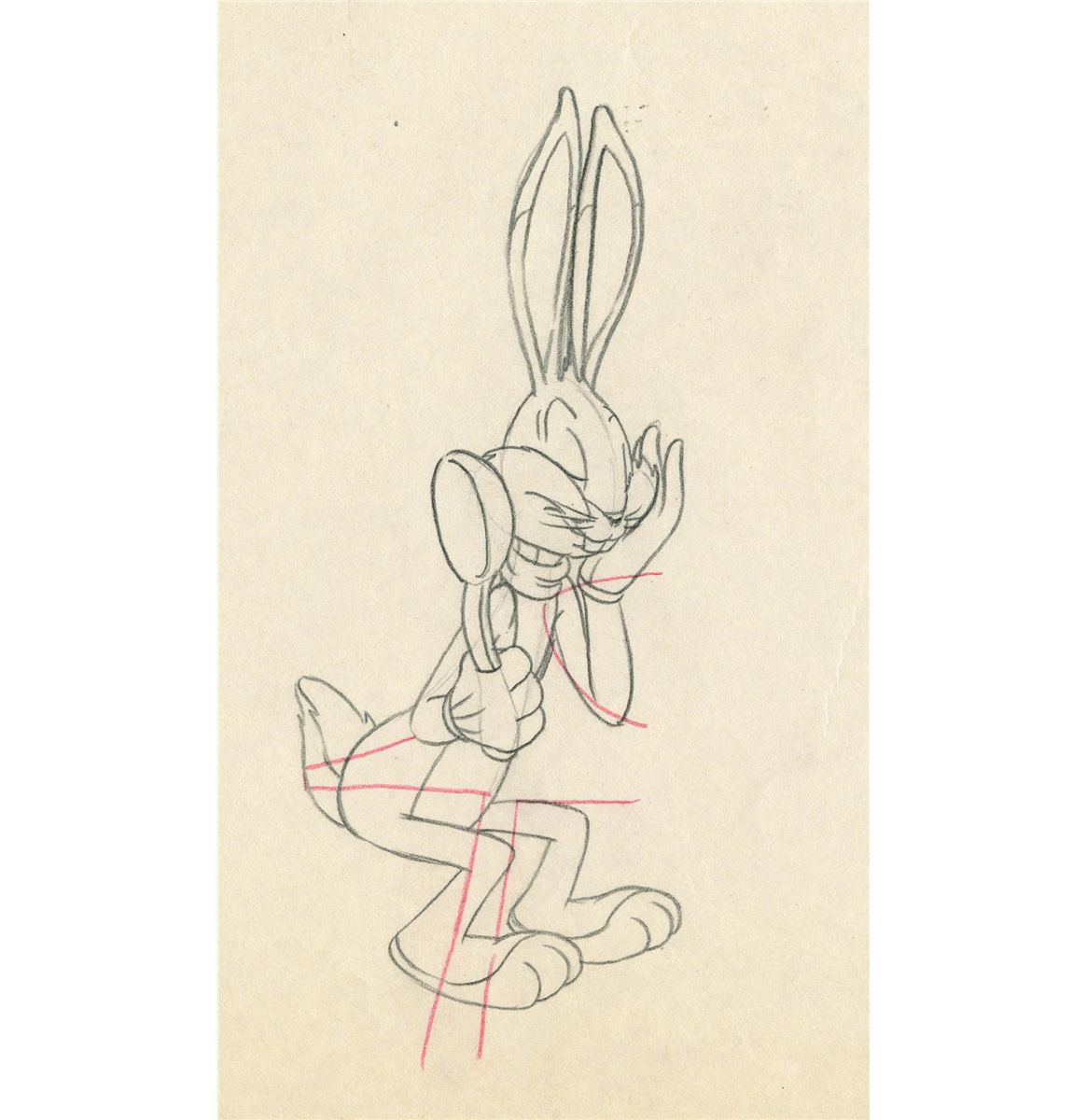 1165x1200 Three Original Production Drawings From Bugs Bunny And The Three Bears