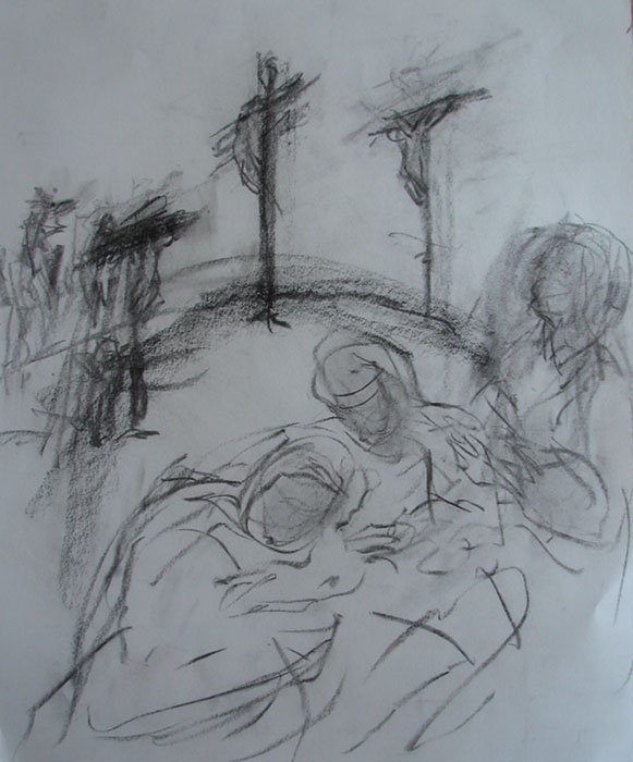 581x700 Three Crosses