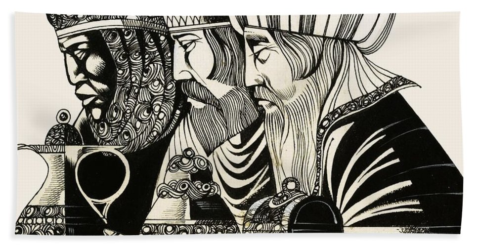 967x500 Three Kings Bath Towel For Sale By Richard Hook