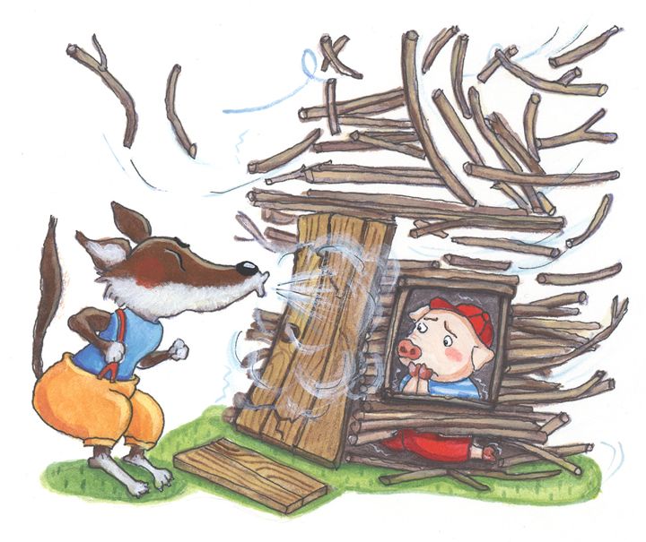 720x605 Three Little Pigs Scene 8