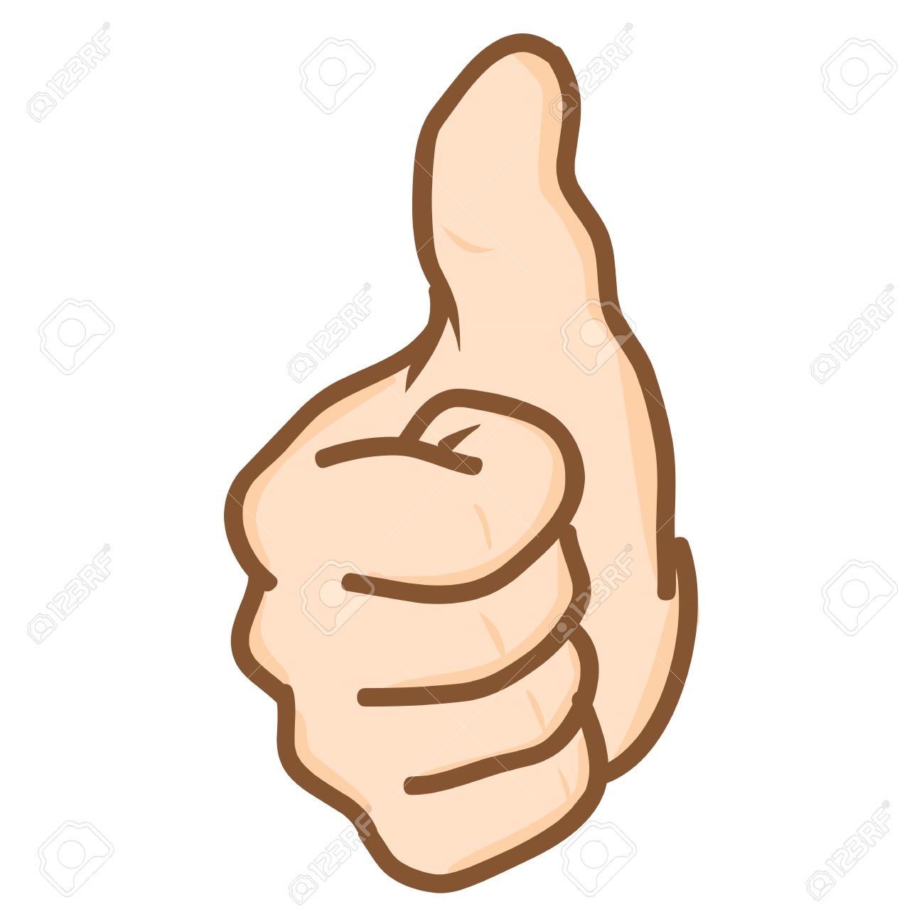 1300x1300 Hand Draw Hand Thumbs Up Vector Royalty Free Cliparts, Vectors