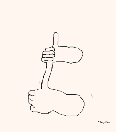 395x450 The Louvre Thumbs Up Gif