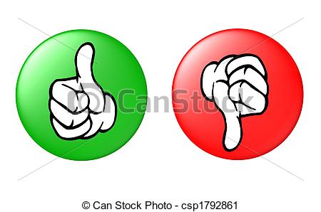 450x298 Thumb Up And Down Button Clipart