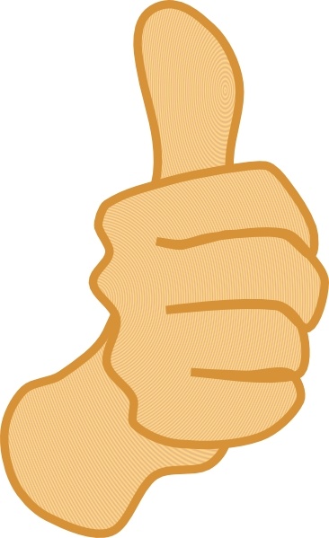 366x599 Thumbs Up Clip Art Free Vector In Open Office Drawing Svg ( Svg