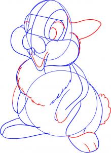 219x302 How To Draw How To Draw Thumper From Bambi