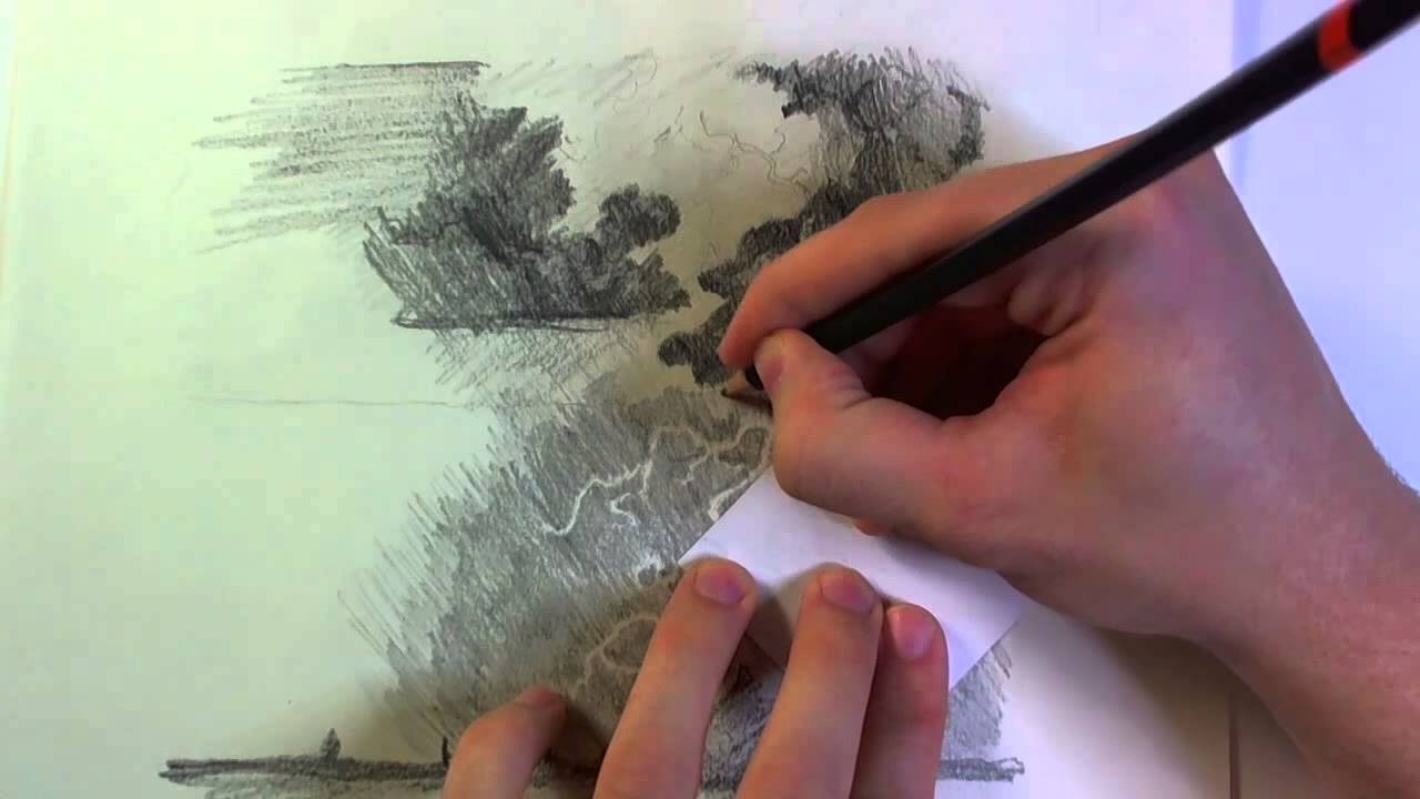 1280x720 Sketching Lightning And Clouds