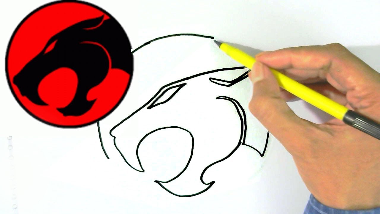 1280x720 How To Draw Thundercats Logo Easy Steps For Children, Kids