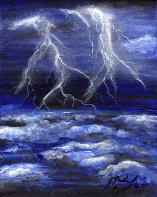 320x400 Watercolor Thunderstorm Tattoo Idea Tattoo Ideas